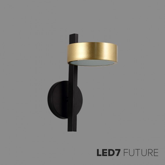 Loft Industry Modern - Cross-Cross Brass Wall